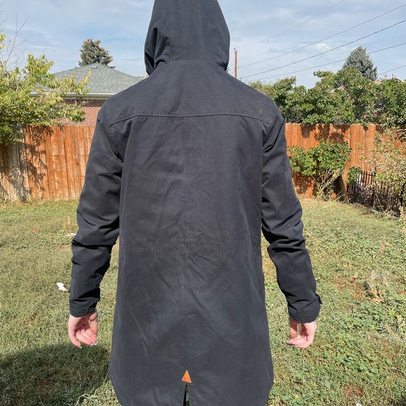 Volcom Black Button Down Jacket - Picture 6 of 9